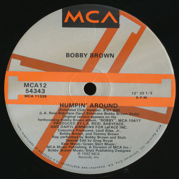 Bobby Brown : Humpin' Around (12", Single)