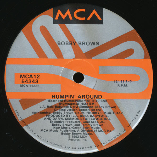 Bobby Brown : Humpin' Around (12", Single)