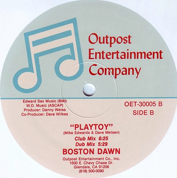 Boston Dawn : Playtoy (12", Whi)