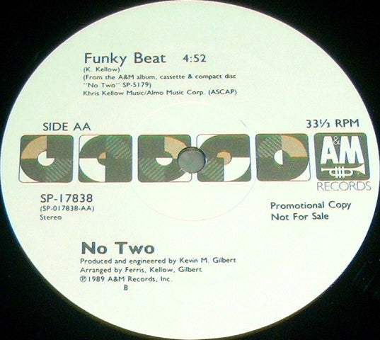 No Two : Funky Beat (12", Promo)