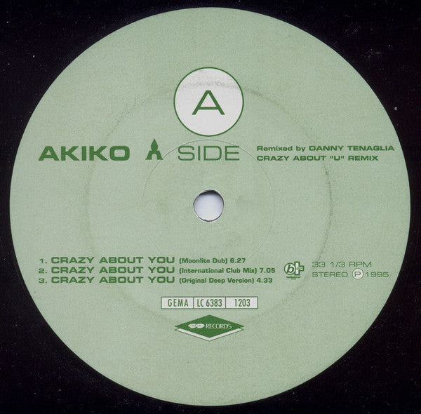 Akiko (13) : Crazy About "U" (Remix) (12")