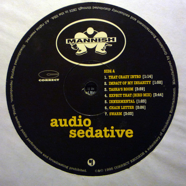 Mannish : Audio Sedative (LP, Album)