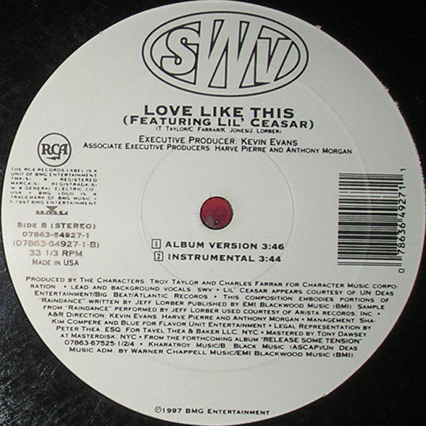 SWV : Someone (12", Single)
