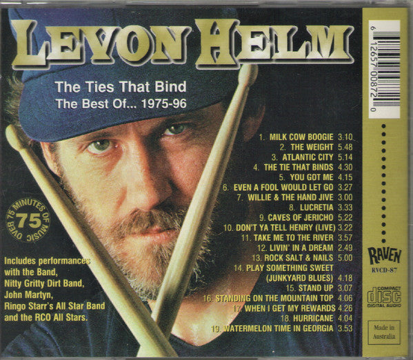 Levon Helm : The Ties That Bind (The Best Of... 1975-1996) (CD, Comp)