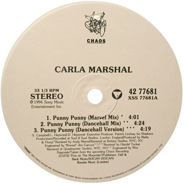 Carla Marshal* : Punny Punny (12")