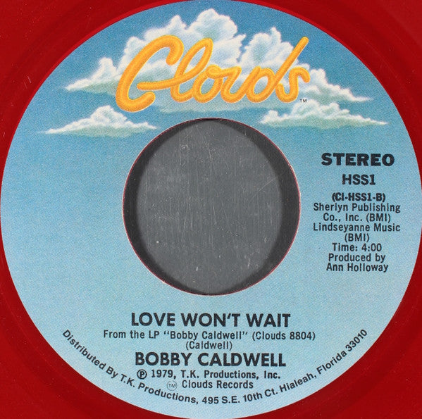 Bobby Caldwell : What You Won't Do For Love / Love Won't Wait (7", Shape, Single, Ltd, Red)