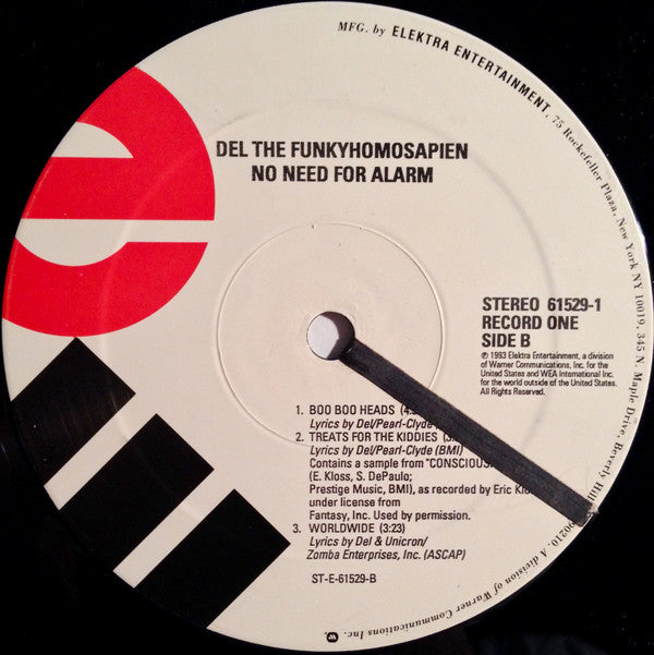 Del Tha Funkee Homosapien : No Need For Alarm (2xLP, Album)