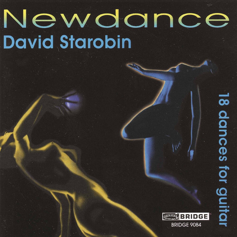 the album cover for DAVID STAROBIN - 18 Dances for Guitar