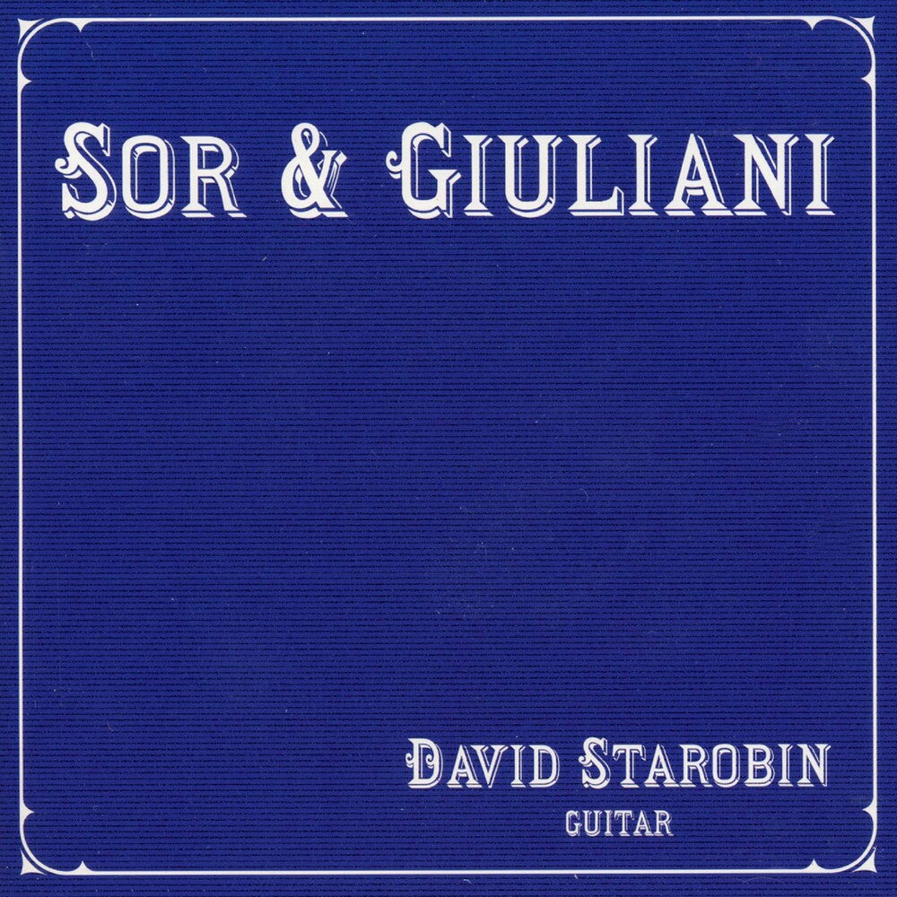 the album cover for DAVID STAROBIN - Sor & Giulliani