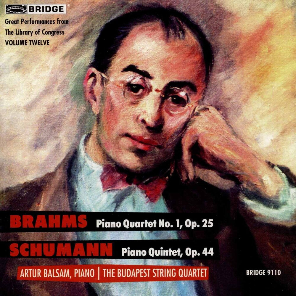 the album cover for Artur Balsam - Great Performances from the Library of Congress