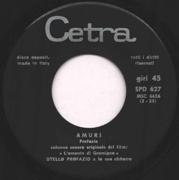 Otello Profazio : Amuri (7")