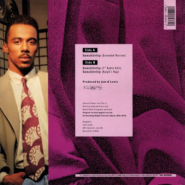 Ralph Tresvant : Sensitivity (12", Single)