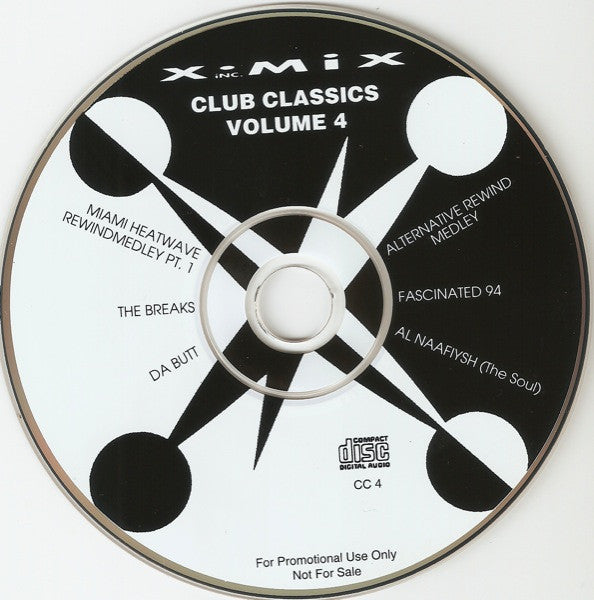 Various : X-Mix Club Classics Vol. 4 (CD, Comp, Promo)