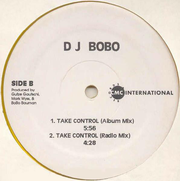 DJ BoBo : Take Control (Remix) (12", Single, Yel)