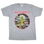Iron Maiden Gray Killers Tee (Light Heather Gray) T-shirt