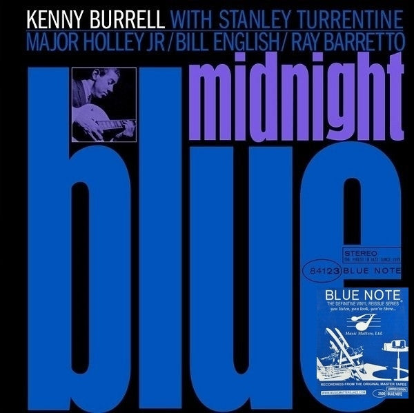 Kenny Burrell : Midnight Blue (LP, Album, Ltd, RE, 180)