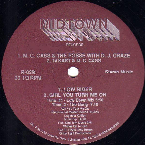 M.C. Cass & The Posse* With D.J. Craze (2) : Low Rider (12")