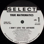 True Mathematics : I Don't Love You Anymore (12", Promo)