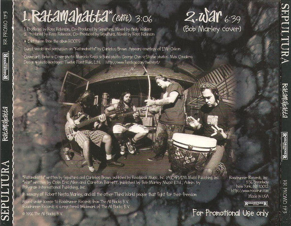 Sepultura : Ratamahatta (CD, Single, Promo)