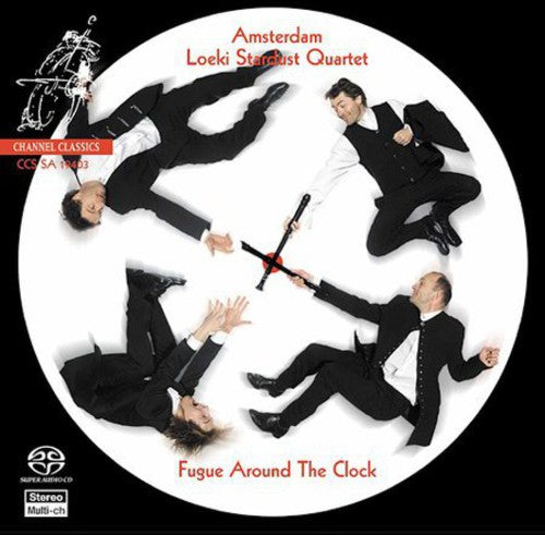 the album cover for Amsterdam Loeki Stardust Quartet - Fugue Around the Clock