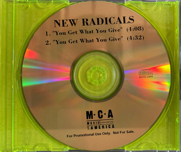 New Radicals : You Get What You Give (CD, Promo)
