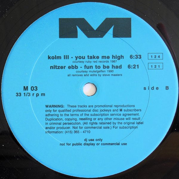 Various : M3 (12", Promo)