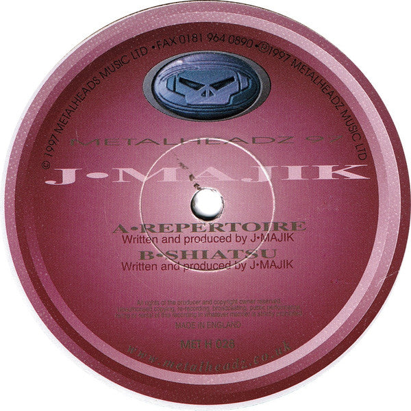 J. Majik* : Repertoire / Shiatsu (12")