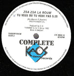 Zsa Zsa La Boum* : Tu Veux Ou Tu Veux Pas ? (12")