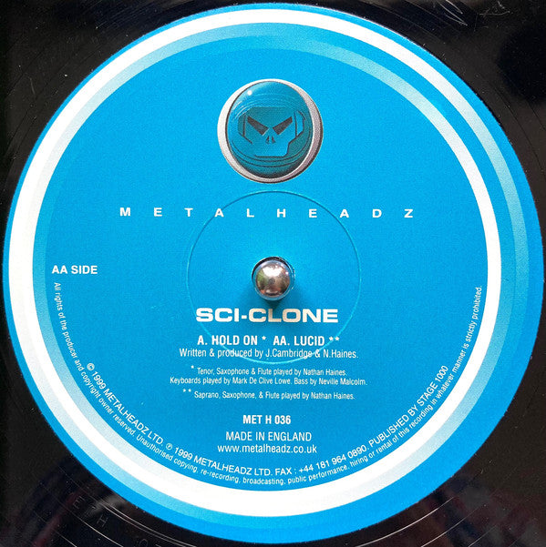 Sci-Clone : Hold On / Lucid (12")
