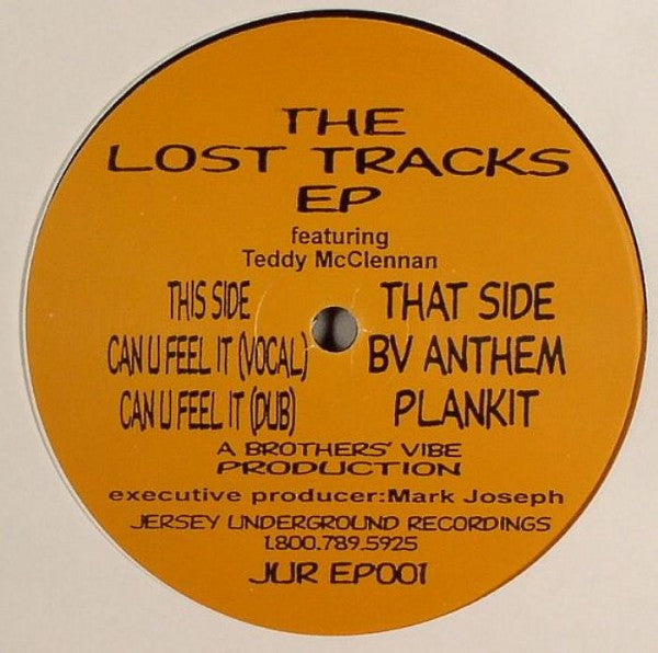 Brothers' Vibe Featuring Teddy McClennan : The Lost Tracks EP (12", EP)