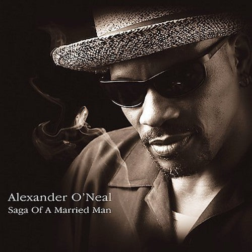 the album cover for Alexander Oneal - Saga of a Married Man