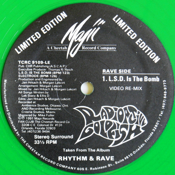 Radioactive Goldfish : L.S.D. Is The Bomb (12", Ltd, Gre)