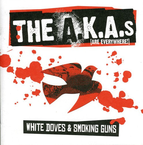 the album cover for AKAS - White Doves and Smoking Guns