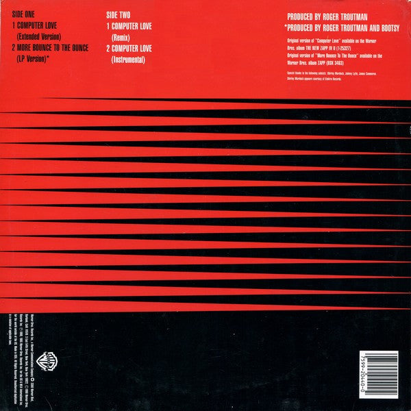 Zapp : Computer Love (12", Maxi)