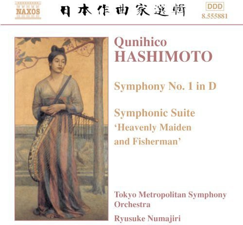 the album cover for Q. Hashimoto - Symphony 1 in D Major / Symphonic Suite