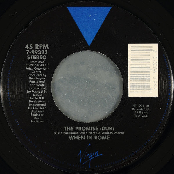 When In Rome : The Promise (7", SP )