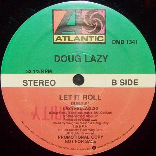 Doug Lazy : Let It Roll (12", Promo, RE)