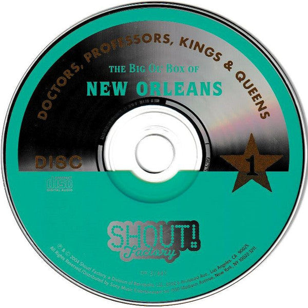 Various : Doctors, Professors, Kings & Queens: The Big Ol' Box Of New Orleans (4xCD, Comp + Box)