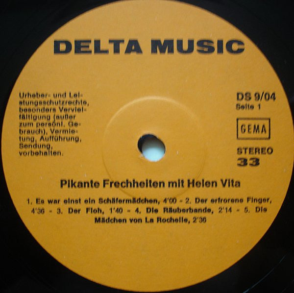 Helen Vita : Pikante Frechheiten Mit Helen Vita (LP, Album)