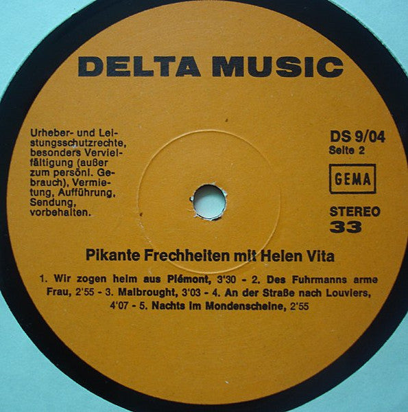 Helen Vita : Pikante Frechheiten Mit Helen Vita (LP, Album)