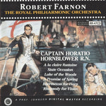 the album cover for Robert Farnon - Captain Horatio Hornblower Suite