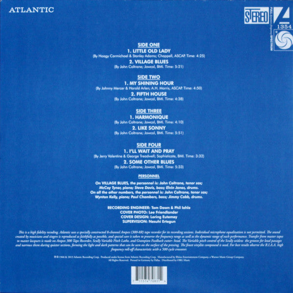 John Coltrane : Coltrane Jazz (2x12", Album, Ltd, RE, 180)