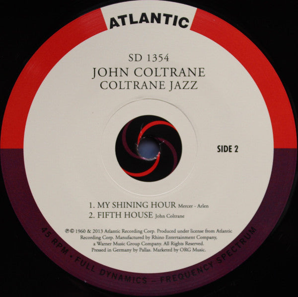 John Coltrane : Coltrane Jazz (2x12", Album, Ltd, RE, 180)