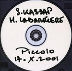 the album cover for Sylvain Kassap - Piccolo 17.x. 2001