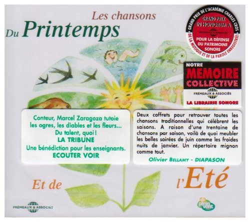 the album cover for MARCEL ZARAGOZA - Printemps Chansons Pour Enfants