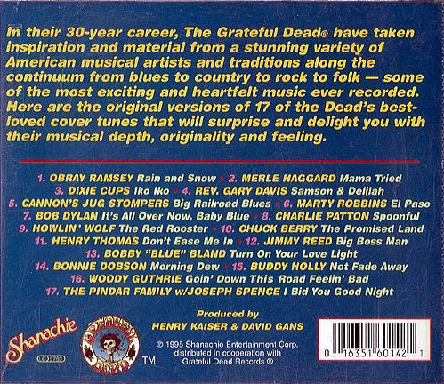Various : The Music Never Stopped (Roots Of The Grateful Dead) (CD, Album, Comp)
