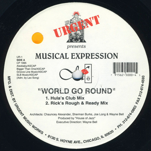 Musical Expression : World Go Round (12")