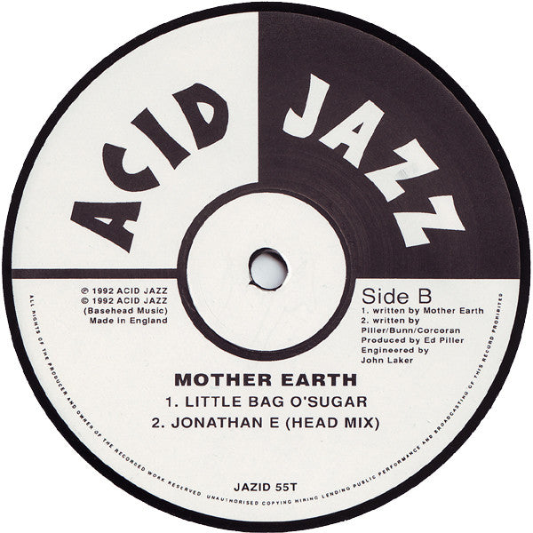 Mother Earth : Hope You're Feeling Better (12", Single)