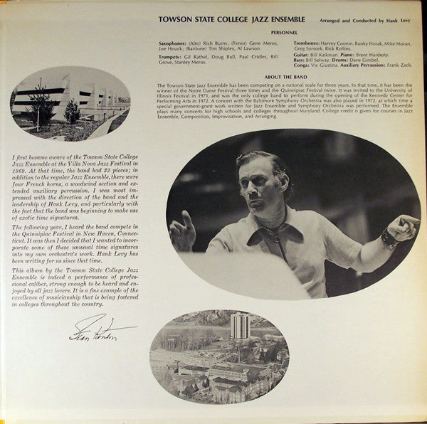 Towson State College Jazz Ensemble*, Henry J. (Hank) Levy* : Jazz (2xLP)