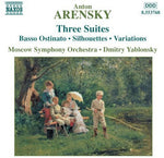 the album cover for Dmitry Yablonsky - Three Suites